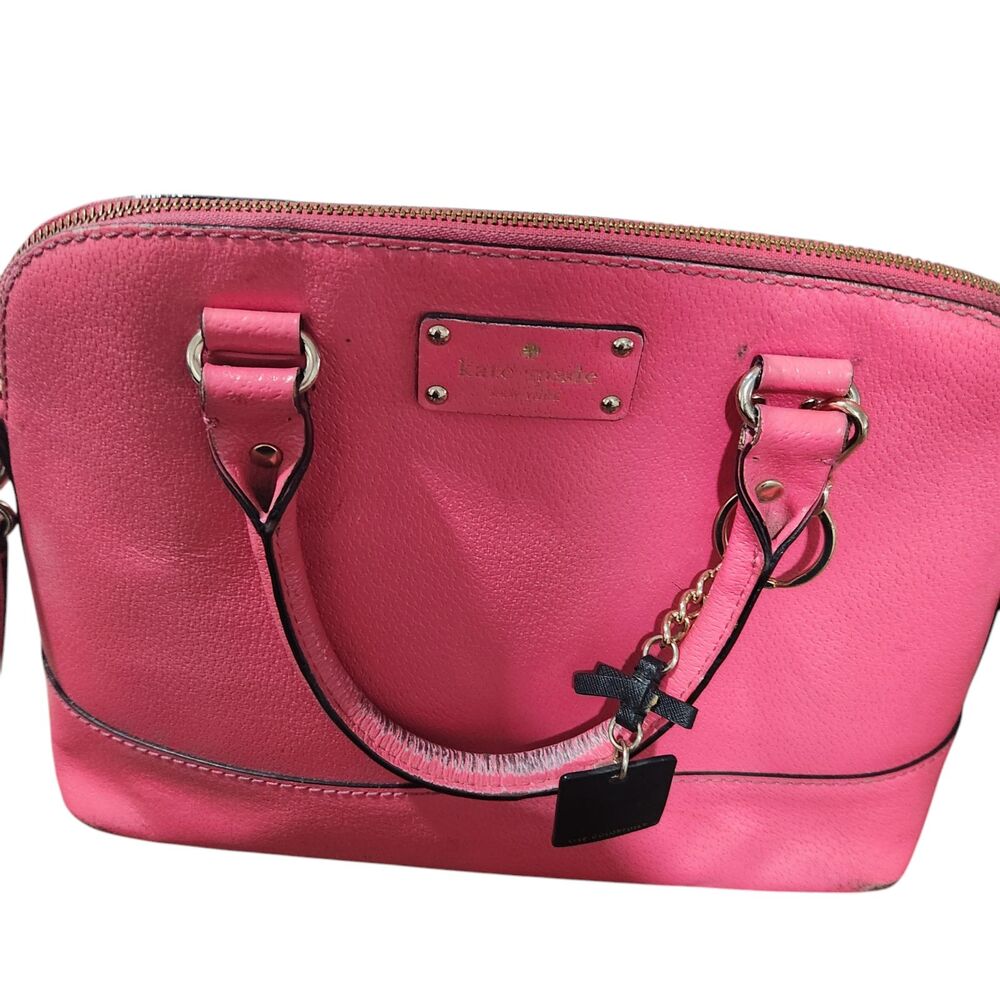 Kate Spade Wellesley Rachelle Dome Satchel Preppy Valentines Soft Girl Feminine